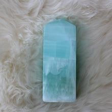 Aqua calcite tower