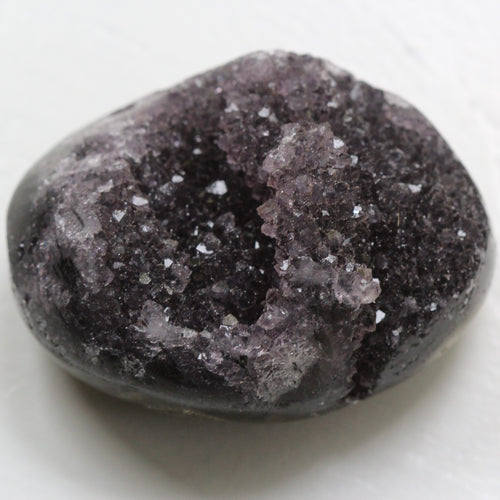 Rainbow Amethyst Palm Stone