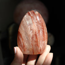 Polished hematoid quartz freeform